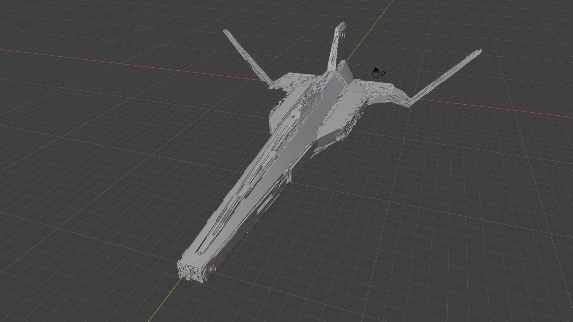 Modifier spaceship LOW POLY preview image 3